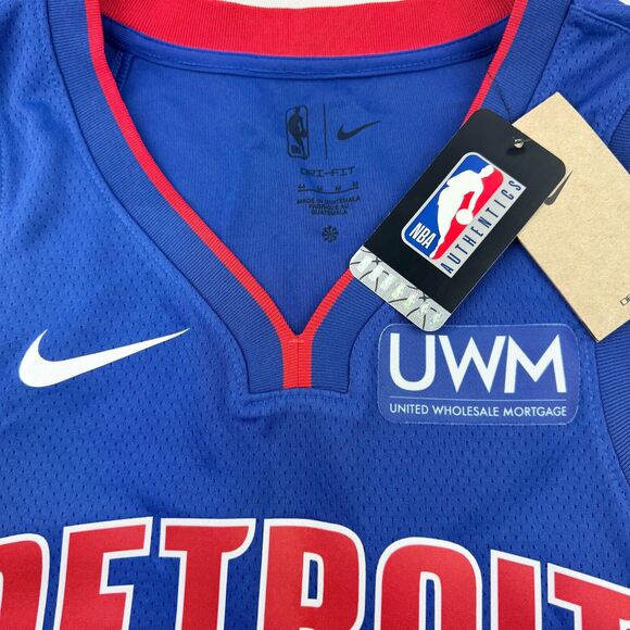 Nike Men’s Detroit Pistons NBA Swingman Jersey Medium 44 RANDALL #23 BER41117LN - Picture 4 of 6